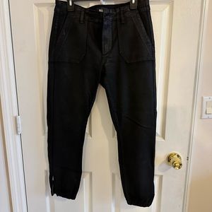 Paige Mayslie Jogger size 30, black, luxe fog coating- lightly used.
